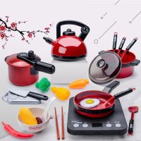 Kitchen Toys Set For Kids Girl Cooking Baby Cutting Fruit Cooking Kitchen Utensils Childrens Simulation Education Pretend Play