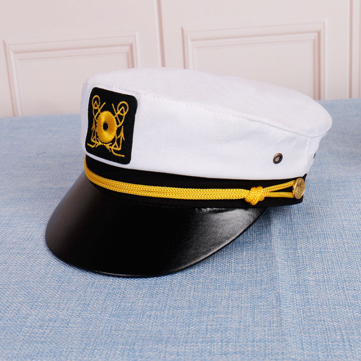 zsheng-หมวกแก๊ปโชว์หน้าเรียบสไตล์ใหม่หมวกโชว์สำหรับเด็กสำหรับงานเลี้ยงหมวกกัปตัน
