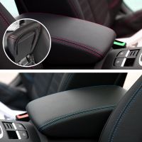 Car Microfiber Leather Center Console Armrest Box Cover Protective Trim For Audi A3 2017 2018 Pipe Fittings Accessories