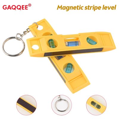 3 Bubble level Key Chain Mini Portable Spirit Level Vertical Horizontal Gradienter Measuring Furniture 45 Degree Measuring Tools