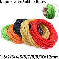 2M/5M Nature Latex Rubber Hoses 1.6 2 3 4 5 6 7 9 10 12 14 17mm High Resilient Elastic Surgical Medical Tube Slingshot Catapult