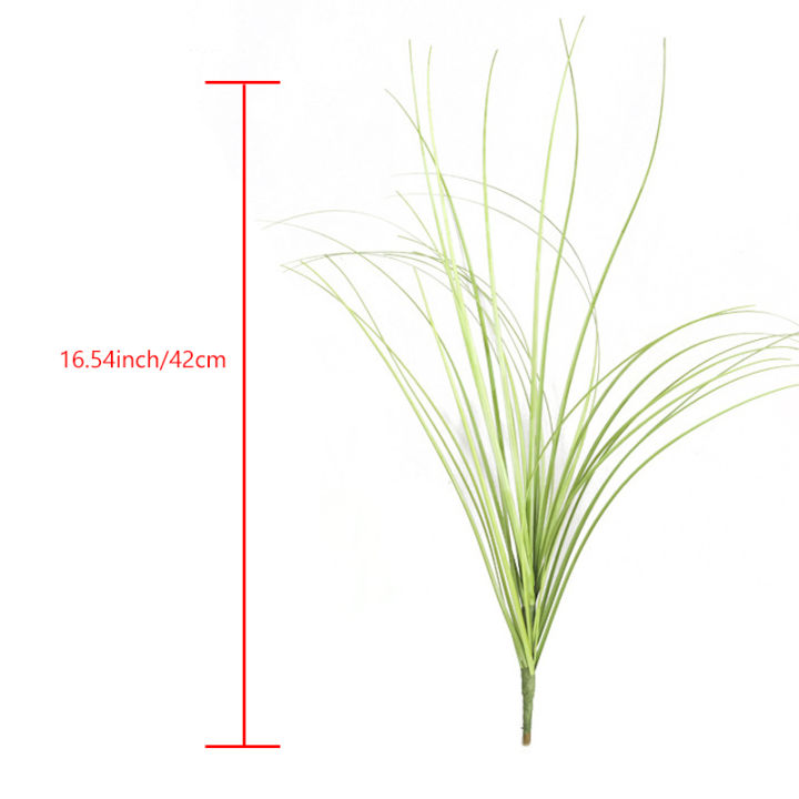 yurongfx-หญ้าปลอมพืชจำลองเรียบหรู1ชิ้นเครื่องตกแต่งภายนอกตกแต่งบ้าน