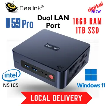 Beelink U59 Pro Mini PC Intel 11th Gen N5105 DDR4 8GB 512GB SSD EQ12 N100  Dual Wifi 1000M Desktop Gaming Computer N5095