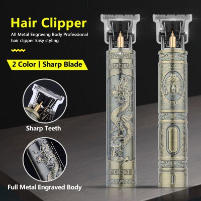 Retro T9 Original Haircutting Machine Set Jackets Trimmer Mens Electric Shaver Male Lence Pro Barber Shaver for Sensitive Areas Adhesives Tape