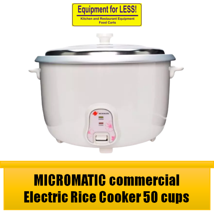 MICROMATIC commercial Electric Rice Cooker 50 cups for restaurant