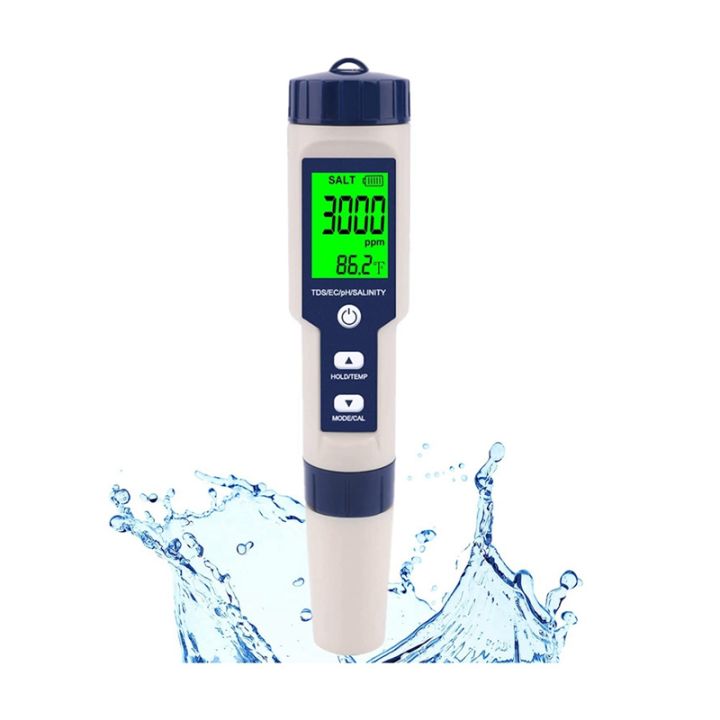 pool-salt-tester-digital-salinity-meter-high-accuracy-5-in-1-salinity-tester-for-salt-water-ip67-waterproof-test-kit