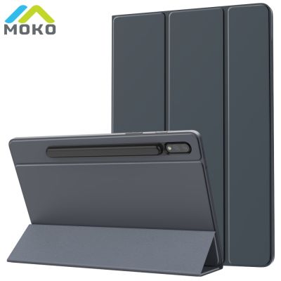 MoKo PU Leather Magnetic Absorption Case For Samsung Galaxy Tab S7&amp;S8 11 inch 2023 Ultra-Slim Smart Folio Shell Cover QC7311029