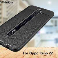 Wolfrule เคส2Z Oppo Reno,เคสซิลิโคนรสลิ้นจี่แฟชั่นสำหรับ Oppo Reno 2 Z Reno 2 Z 6.53นิ้ว