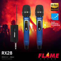 SHURE RX-28 ไมโครโฟนไร้สายระดับมืออาชีพ UHF เข้ากันได้กับอุปกรณ์เสียงหลายตัว คลิกเดียวเปลี่ยนความถี่ ป้องกันการรบกวน/ข้ามความถี่ ไมโครโฟนปรับระดับเสียงได้