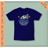 เสื้อยืดคอกลมเสื้อยืด ลาย qatar World Cup แฟชั่นล่าสุด สไตล์อาร์เจนตินา 2022S-4XL