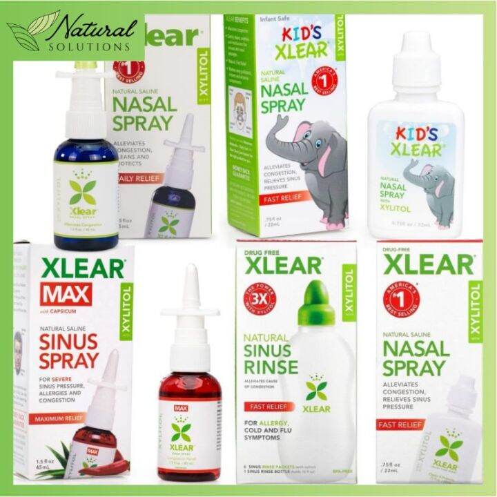 Natural Solutions Xlear Kid’s Nasal Spray with Xylitol AllNatural