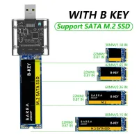 M2เคส SSD M.2 USB 3.0 Gen 1 5Gbps ความเร็วสูง SSD สำหรับ SATA M.2สำหรับฮาร์ดดิสก์ SSD (NGFF) 2242 2260อะแดปเตอร์การ์ด2280