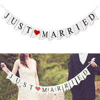 Just Married แบนเนอร์ Mr Mrs Rustic Garland งานแต่งงานตกแต่งเจ้าบ่าวเจ้าสาวบอลลูนแบนเนอร์ Bachelorette Party Supplies-Lusier