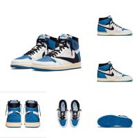 2023 6 Original Travis Scott x Fragment x J 1 High“Military Blue” Lightning Barbed Hook A J 1 DH32SG6692