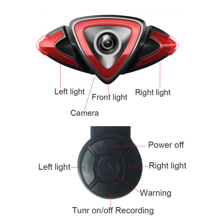 กล้องแจ้งเตือนกล้องวิดีโอ-wifi-สำหรับกล้องติดรถยนต์จักรยานและรีโมทควบคุมไฟเตือนจักรยาน