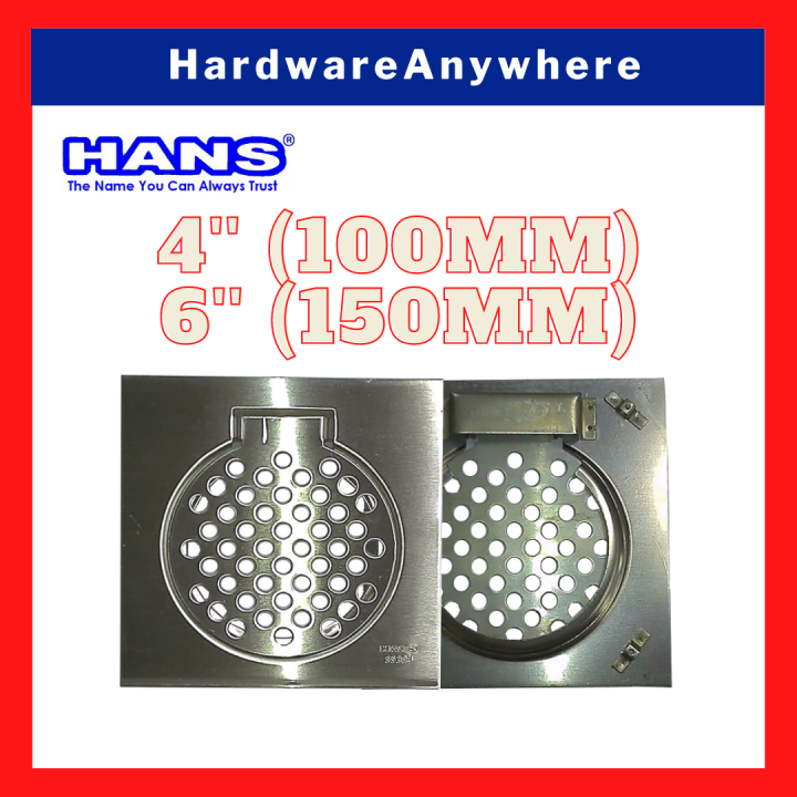 Stainless Steel Floor Grating Trap / Bathroom Floor Drain Cover / Toilet and Bathroom Floor Trap