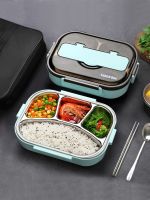 hot【cw】 4 Thermal Leakproof Bento 304 Microwave Boxs for Food Warm Keeping Storage Boxes