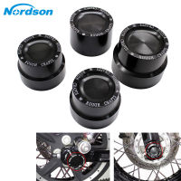 หมวกคลุมนอตเพลาหลังด้านหน้าสำหรับรถจักรยานยนต์สไตล์ Nordson สำหรับ Harley Sportster XL883 XL1200 Dyna Touring V-Rod