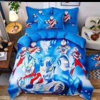 【Ready】? man bed sheet cute au quilt --piece set cartoon e thickened quilt active prtg boy