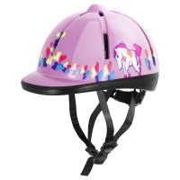 ☾⊕ New Adjustable Horse Riding Helmet Equestrian Breathable Durable Safety Half Cover Kids Protective Gear Helmet For 48 54cm