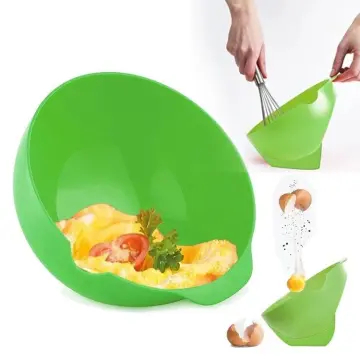 Microwave Silicone Omelette Mold Egg Roll Pan Omelet Maker