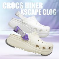 Crocs Collection รองเท้าแตะ รองเท้าแฟชั่น ส้นสูง รองเท้า UX Hiker Xscape Clog 208365-100 / 208365-2CF (3490)