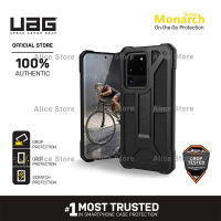 UAG Monarch Series Phone Case for Samsung Galaxy S20 Ultra / S20 with Military Drop Protective Case Cover - Black