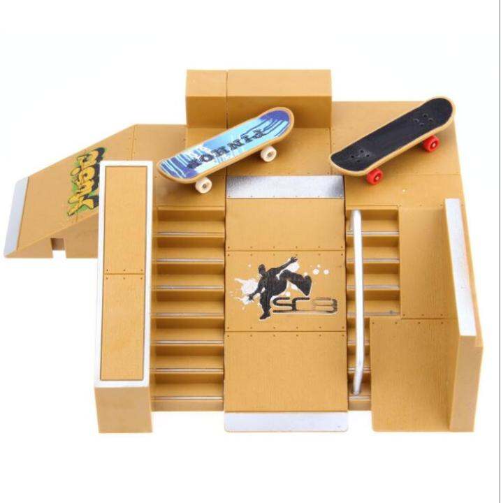 Teck Deck Ramps Skate Park Kit Ramp Parts For Tech Deck Fingerboard