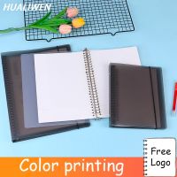 A4 A5 B5 File Binder Matte 26 Hole Loose Leaf Cover Notebook Metal Loose Leaf Folder Data Paper Storage Replaceable Inner Core Note Books Pads