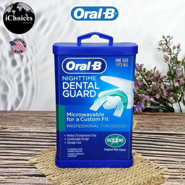 [Oral-B] Nighttime Dental Guard Scope Original Mint Flavor ออรัล-บี ฟัน ...