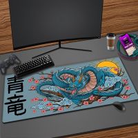 Large Game Mouse Pad Dragon And Warplane Computer Gaming Mousepad XXL PC Gamer Anime Table Carpet For Laptop Notebook Desk Mat