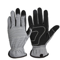 Mechanical Running Gloves Sports Outdoor Deerskin Leather Moto Racing Cycling Bike Gloves For Men Women