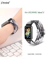 ㍿✙ Braided for Huawei Band 8 Strap Adjustable Belt Smartwatch Accessories Wristband Elastic Nylon Bracelet Correa Huawei Band8 band