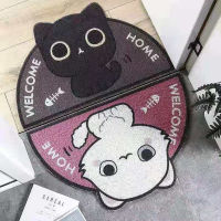 Semicircle Cartoon Animals Pvc Cars Doormats Rugs For Home Bathroom Living Room Entrance Door Floor Stair Hallway Non-Slip