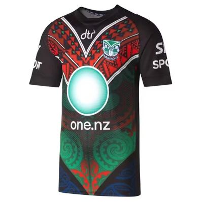 S-M-L-XL-XXL-3XL-4XL-5XL Rugby Zealand New indigenous Warriors size Jersey [hot]2023