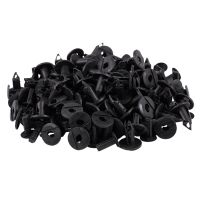 100 x 8mm Hole Plastic Rivets Fastener Push Clips