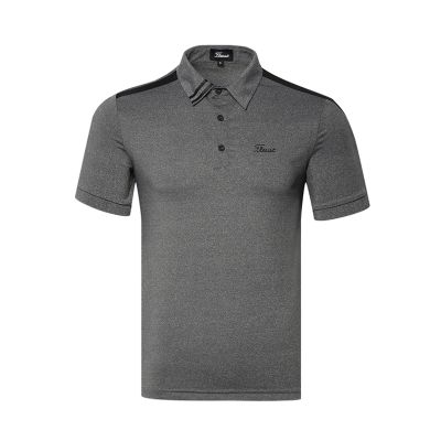 2023 new golf clothing mens short-sleeved breathable quick-drying sweat-wicking Polo shirt sports casual top T-shirt Le Coq DESCENNTE Mizuno Amazingcre J.LINDEBERG XXIO PEARLY GATES  FootJoy✺卐☃