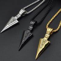 สร้อยคอ พร้อมจี้ Arrow Head Pendant Long Chain Necklaces Mens Necklaces Collier Femme ArrowHead