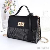 【hot】✕☞♘  2022 New Messenger for Trend Luxury Handbags Female Chain Snake Print Crossbody Shoulder