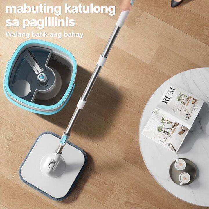 3M Scotch Brite, Green Single Spin Mop, Compact Clean 100 Microfiber