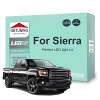 LED ภายในหลอดไฟชุดสำหรับ GMC Sierra 1500 2500 3500 1988-2012 2013 2014 2015 2016 2017 2018 2019 2020รถแผนที่โดม Canbus