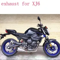 universal hexagonal motorcycle exhaust pipe with DB killer escape moto for Z800 Z900 MT07 MT09 CBR500R CBR300R RC390 XJ6 R6