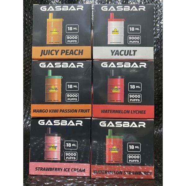 GAS BAR 9000 Puffs Rechargeable 18ml Gasbar Lazada PH