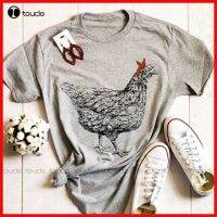 New Bandana Chicken Graphic Tee S Funny Gift Casual Farm T-Shirt Mens Short Sleeve Shirts Cotton Tee Xs-5Xl Unisex Tshirt