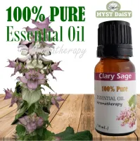 [10 mL.] 100% Pure Essential Oil น้ำมันหอมระเหยคลารีเสจ (Clary Sage) บริสุทธิ์ 100% ไม่ผสม (ไม่ใช่น้ำหอมหรือกลิ่นสังเคราะห์)