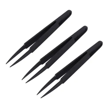 Ceramic Tweezers - Heat Resistant - Pointed Tip 