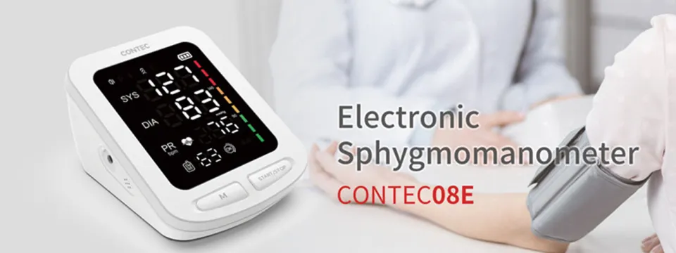 Electronic sphygmomanometer CONTEC Blood Pressure Monitor CONTEC08E NIBP  LED screen