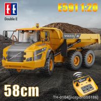 № jiozpdn055186 E E591 Escavadeira Bulldozer para crianças Caminhões basculantes RC Veículo de Engenharia Elétrica Folklift 1:20 Controle Remoto Carro Brinquedos