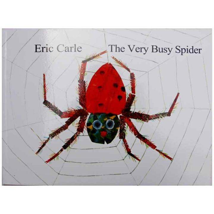 THE VERY BUSY SPIDER By Eric Carle Educational English Picture Book ...