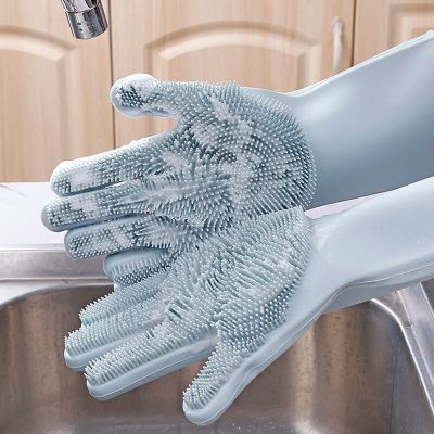 Winter Household Dishwashing Gloves Clothes Rubber Gloves LaTeX Waterproof Household Gloves Wholesale dish washing gloves Safety Gloves